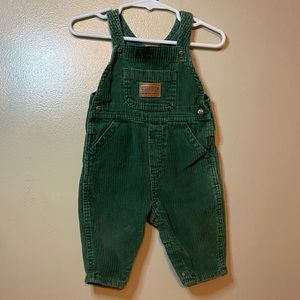 Baby Boy 3-6 Month Green Oshkosh Overalls